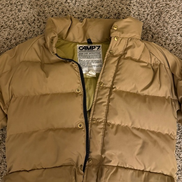 70s Vintage CAMP 7 - down puffer jacket - Picture 2 of 3